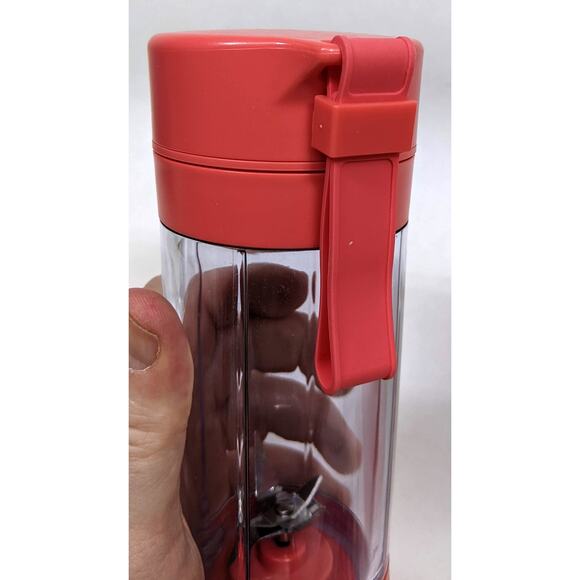 Authentic Blendjet Personal Blender pink/salmon color gently used once Complete - Picture 7 of 9